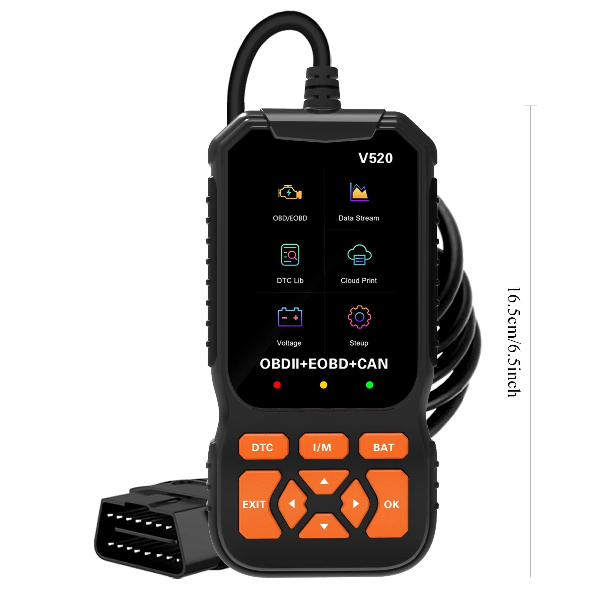 OBD2 Scanner Professional Auto Engine System Lifetime Free Automotive DTC Lookup Code Reader Car Diagnostic Tool