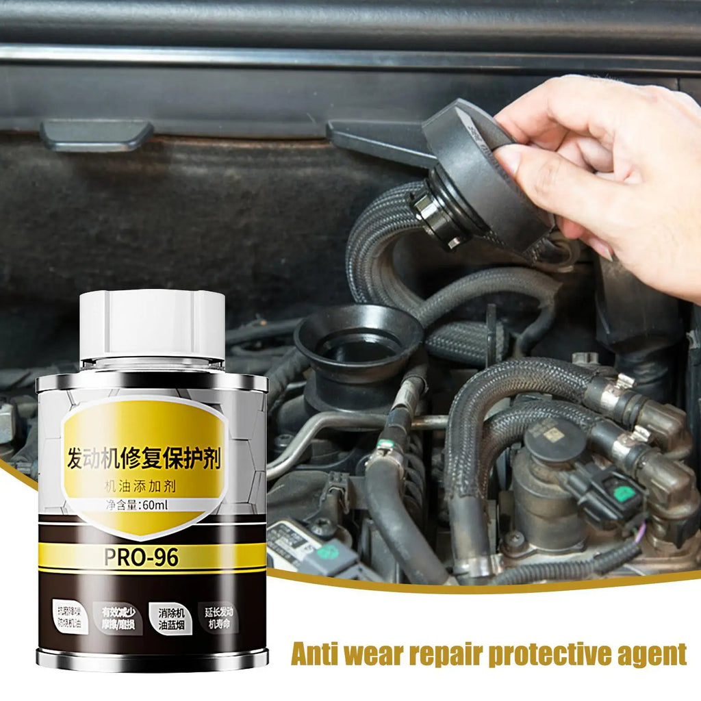 60ml Engine Oil Additive Treatments Anti Friction Wear Protection for Car Truck SUV Motorcycle Performance Maintenance