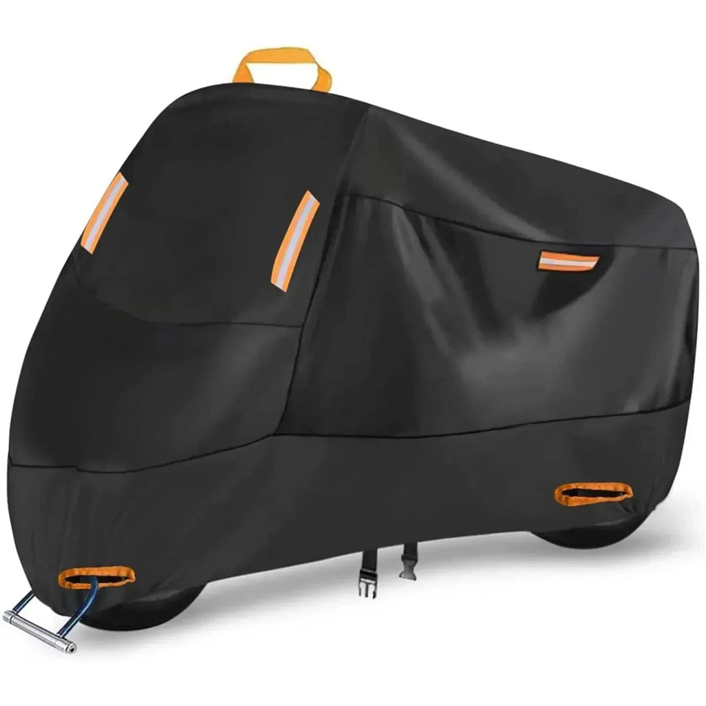 Outdoor Motorcycle Cover Waterproof Thickened Polyester Tarpaulin UV Protective Scooter Cover for Motorcycles
