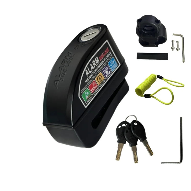 Falante Motorcycle Disc Brake Alarm Lock difunctional Bicycle Motor Bicycle Scooter Anti-theft Wheel Disc Brake Lock waterproof