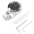 Motorcycle Aluminum Quartz Watch Luminous Clock 22-25mm Handlebar Mount for Scooter Bicycle Motorbike Speedmeter Time Display