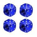 4 Pcs Aluminum Car Tire Valve Caps Hex Alloy Tyre Valve Airtight Cover Waterproof Dust For Automobiles Motorcycles Trucks Bikes