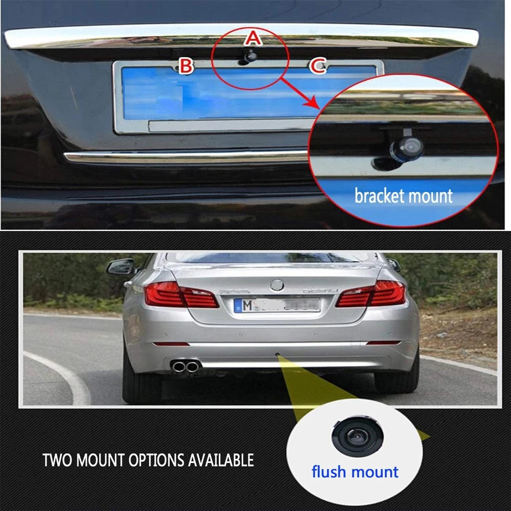 Car Universal Rear View Camera 170° Wide Angle Reverse Parking IP68 Waterproof CCD LED Auto Backup Monitor HD Night Vision Image