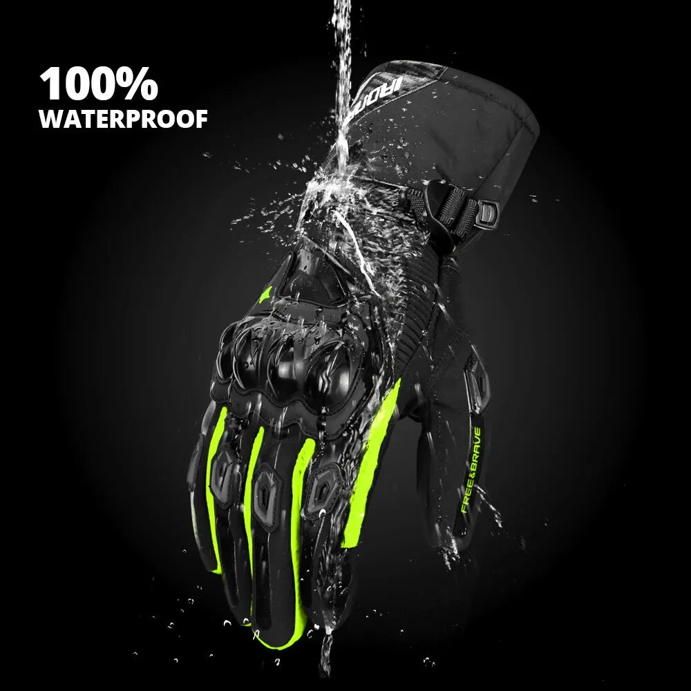 Motorcycle Gloves Windproof Waterproof Guantes Moto Motorbike Riding Gloves Touch Screen Moto Motocross Gloves 4 Seasons