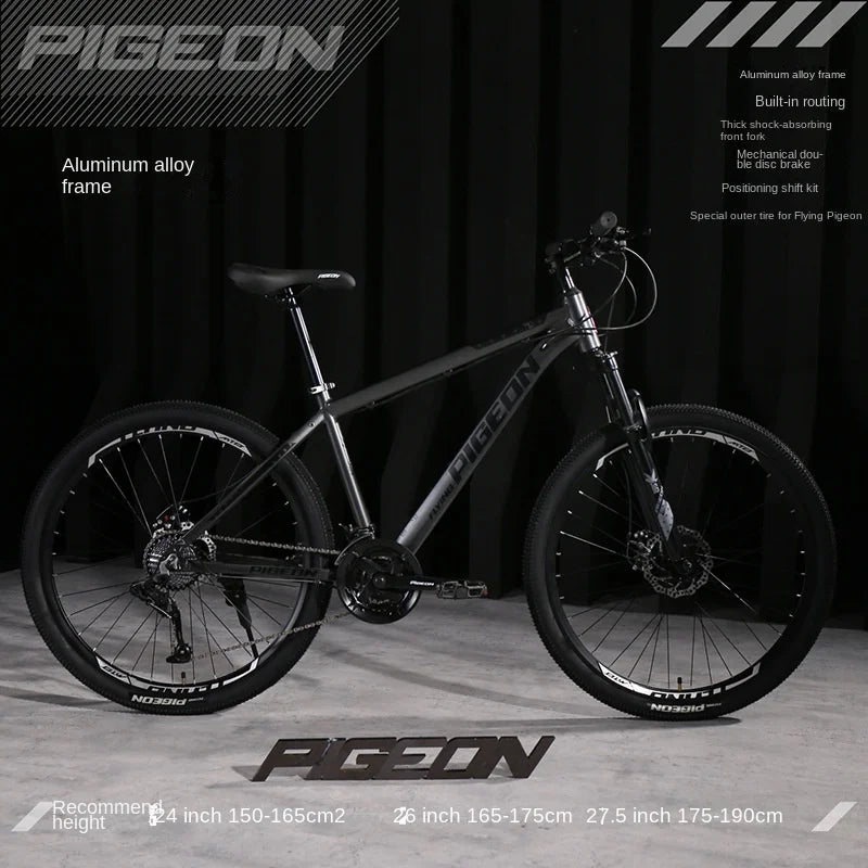 WolFAce 24/26 Inch Mountain Bike Off-road Bike for Adults And Teenagers Aluminum Frame Road Racing Bike