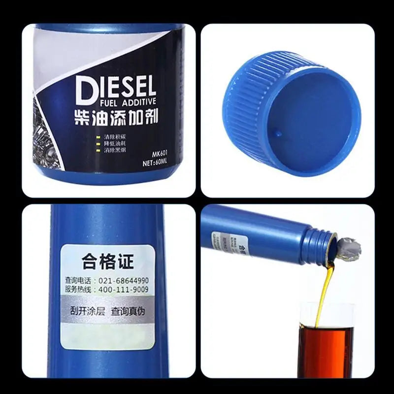 60ml Diesel Fuel Additive Injector Cleaner Diesel Saver Engine Carbon Deposit Save Diesel Increase Power Diesel Oil Additive
