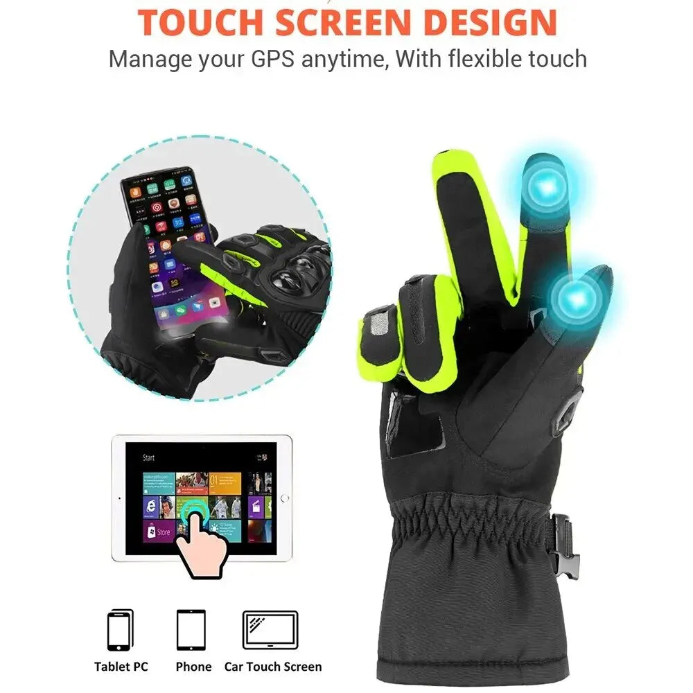 Motorcycle Gloves Windproof Waterproof Guantes Moto Motorbike Riding Gloves Touch Screen Moto Motocross Gloves 4 Seasons