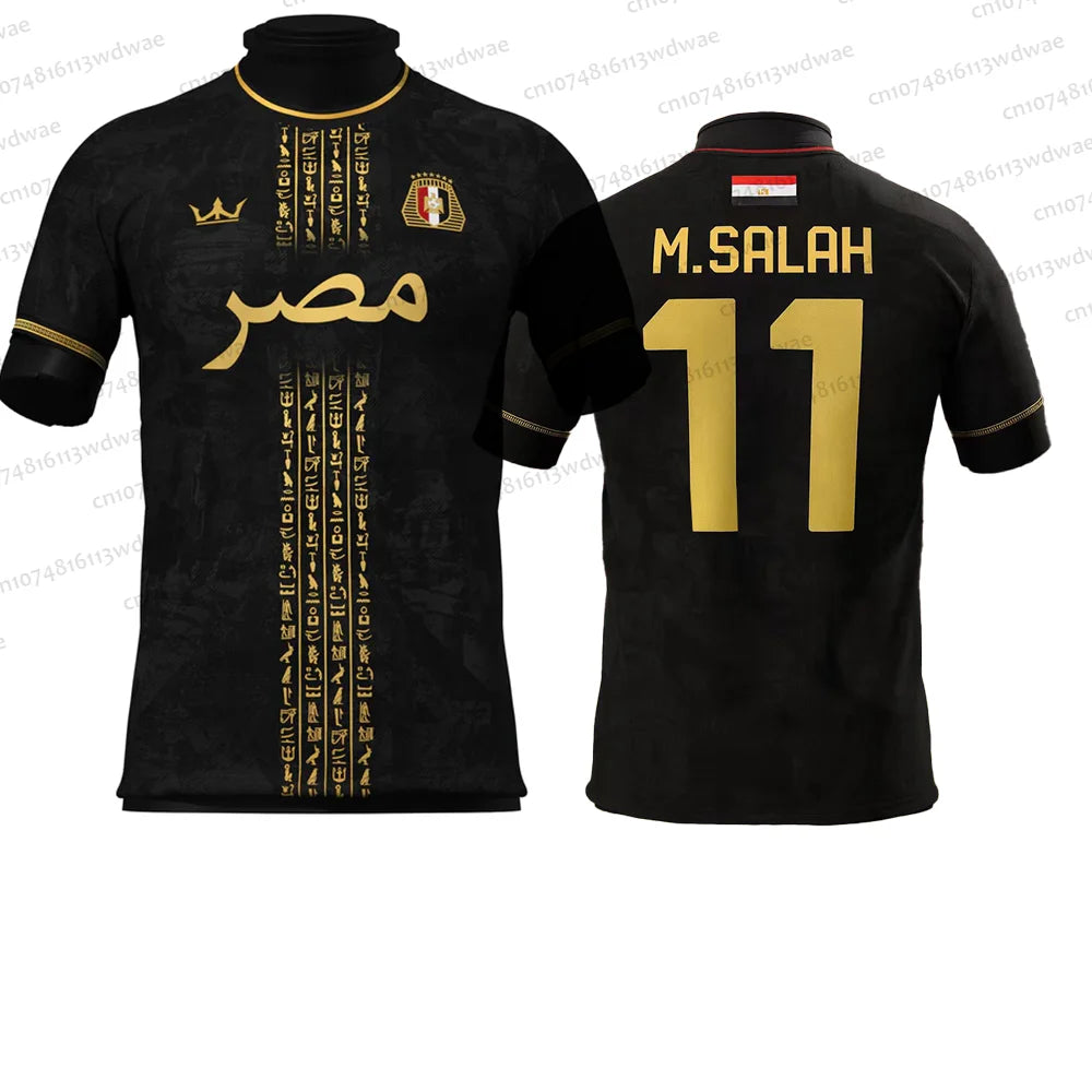 25-26 New Egypt Football Men Football Jersey Egypt Quick Drying Mohamed Salah 11 Jersey Kit Men Egypt Football KID Jersey Kits