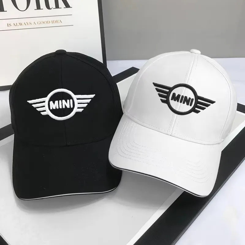 Car Logo Baseball Hat Auto Emblem Sports Sunshade Cap For MINI Cooper R56 F56 R50 JCW Cabrio Aceman Countryman Clubman Roadster