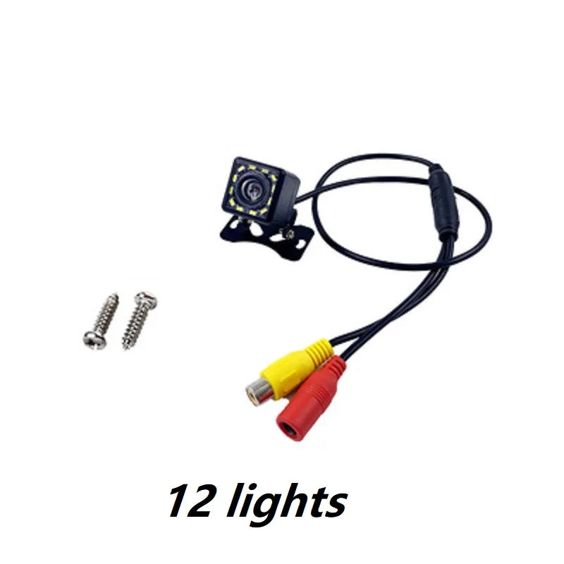 Car Universal Rear View Camera 170° Wide Angle Reverse Parking IP68 Waterproof CCD LED Auto Backup Monitor HD Night Vision Image