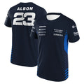 2025 New F1 Racing T-shirt Williams Fan Shirt Outdoor Sports Quick drying Breathable Cycling Top Men's Casual Street T-shirt