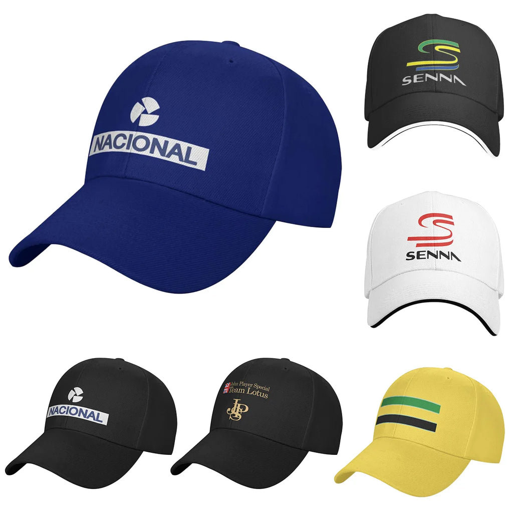 Ayrton Senna Nacional Baseball Cap Unisex Hip-Hop Trucker Worker Cap Hats Adjustable Polyester Fishing Hat High Quality Hats