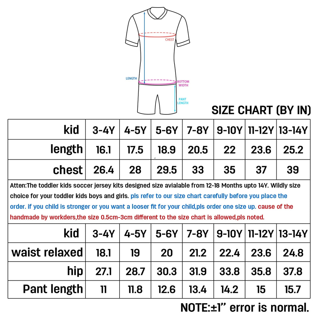 Custom England Soccer Jersey Kids Football Uniform Set Personalized Name Number Youth Team Training Kit for Boys and Girls