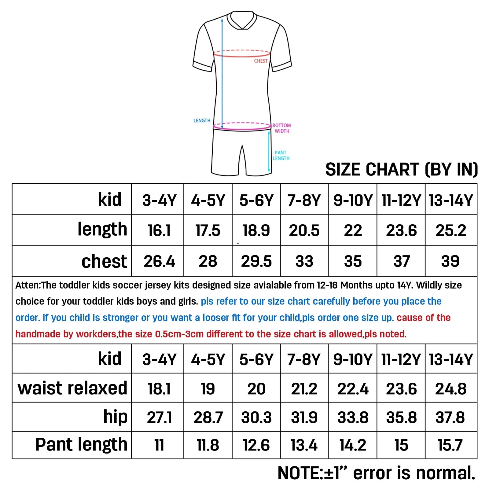 Custom England Soccer Jersey Kids Football Uniform Set Personalized Name Number Youth Team Training Kit for Boys and Girls