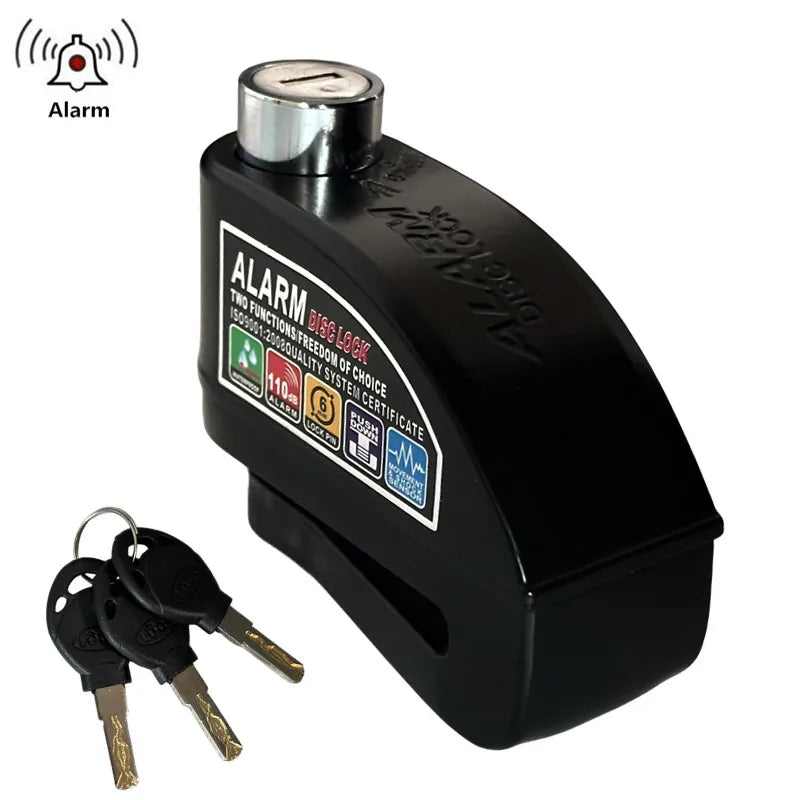 Falante Motorcycle Disc Brake Alarm Lock difunctional Bicycle Motor Bicycle Scooter Anti-theft Wheel Disc Brake Lock waterproof