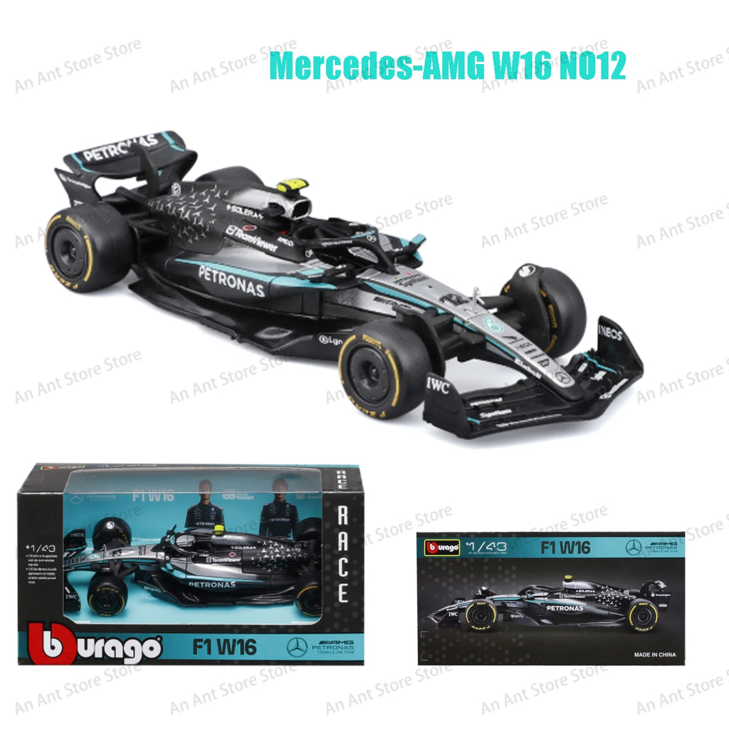 Bburago 1:43 McLaren Mcl38 #4  F1 Formula Alpine A525 Model Car Ferrari SF25 2025 Mercedes W16 Red Bull RB21 AMR25 Christmas gif