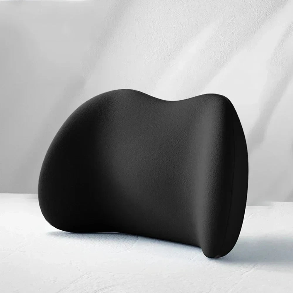 Car Headrest Lumbar Support Memory Foam Vertebral Lumbar Support Car Neck Pillow Back Cushion Office Car Interior Accessories
