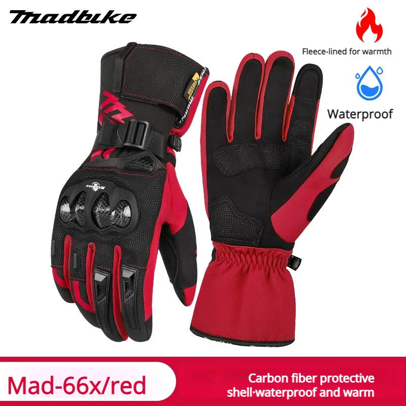 SUOMY Winter Waterproof Motorcycle Gloves Men Women Spring Autumn Motocross Biker Gloves Touch Screen Moto Cycling Gloves