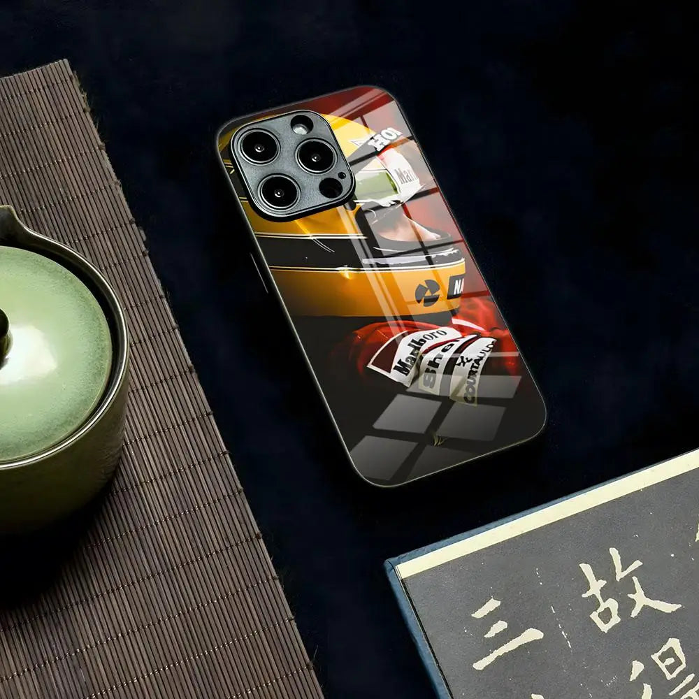 Ayrton Senna F1 Phone Case For Iphone 17 16 15 13 12 14 11 Pro Max Mini X Xr Xs 8 7 Puls Comfortable 6 Glass Luxury Coque