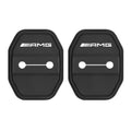 2/4pcs Silicone Car Door Lock Buckle Protector Cover For Mercedes Benz A B C E M R G S Class Exclusive AMG W108 W124 W126 W140