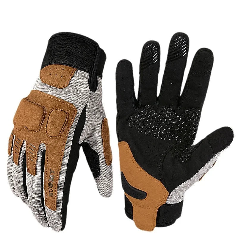 SUOMY Winter Waterproof Motorcycle Gloves Men Women Spring Autumn Motocross Biker Gloves Touch Screen Moto Cycling Gloves