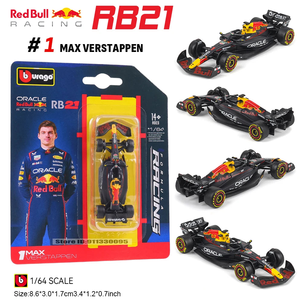 Bburago 1:64 2025 F1 Scuderia Ferrari HP SF25 #16 Leclerc #44 Hamilton Alloy Car Die Cast Model Toy Collectible