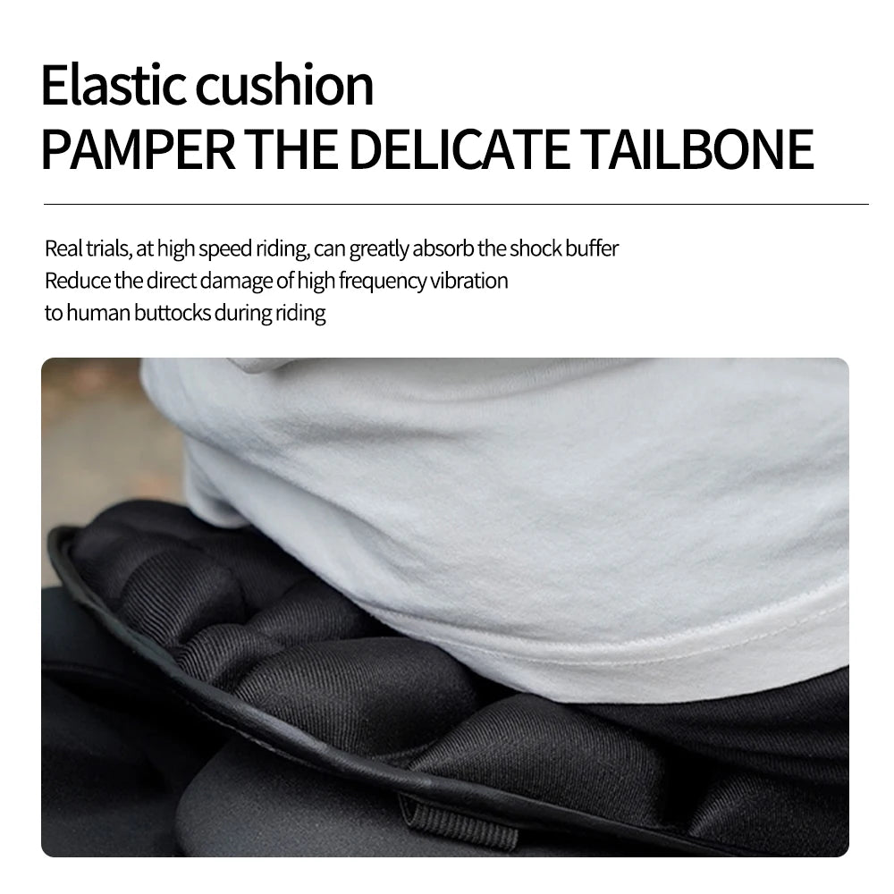 set Motorcycle Fit for Seat Pad 3D Comfort Gel Cushion Fit for Seat Breathable Motor Universal Shock Absorbing Fit for Seat Cove