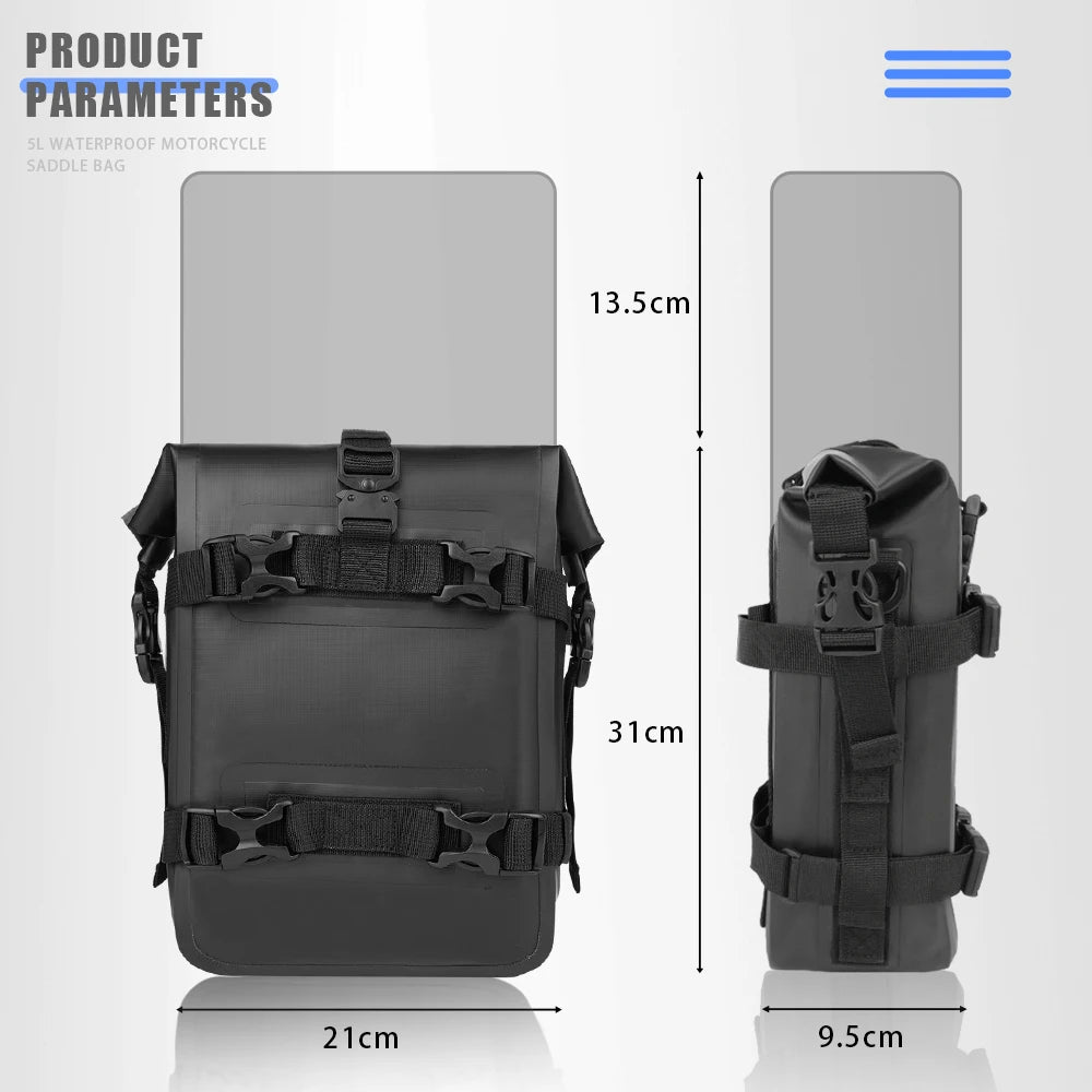 8L/10L Motorcycle Bumpers Bag Waterproof Frame Crash Bar Bag For Honda CRF1100L Africa Twin CRF 1100 L Adventure Sports CRF1000L