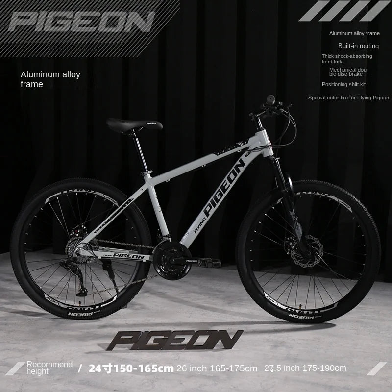 WolFAce 24/26 Inch Mountain Bike Off-road Bike for Adults And Teenagers Aluminum Frame Road Racing Bike