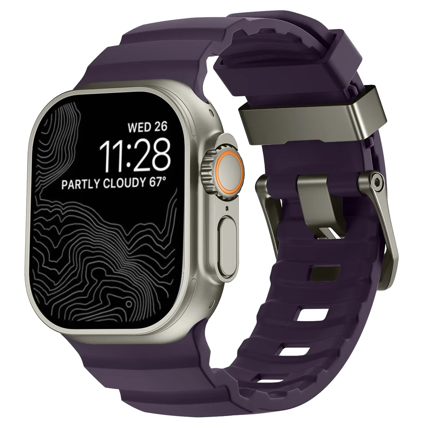 Trail Silicone Band for Apple Watch Ultra 3 2 49mm Strap 46mm 45mm 44mm Sport Bracelet for iWatch Series 11 10 Ultra 9 8 7 6 SE3