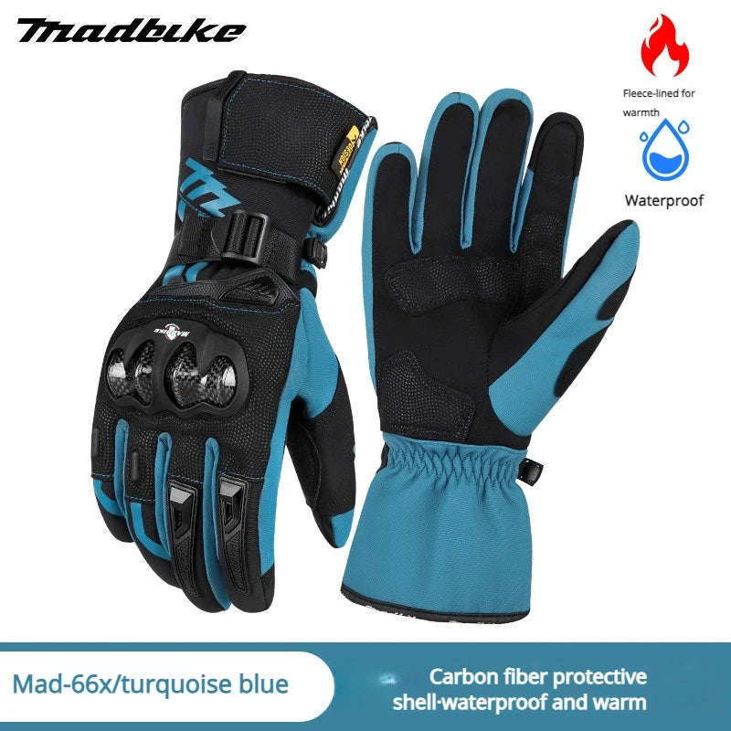 SUOMY Winter Waterproof Motorcycle Gloves Men Women Spring Autumn Motocross Biker Gloves Touch Screen Moto Cycling Gloves