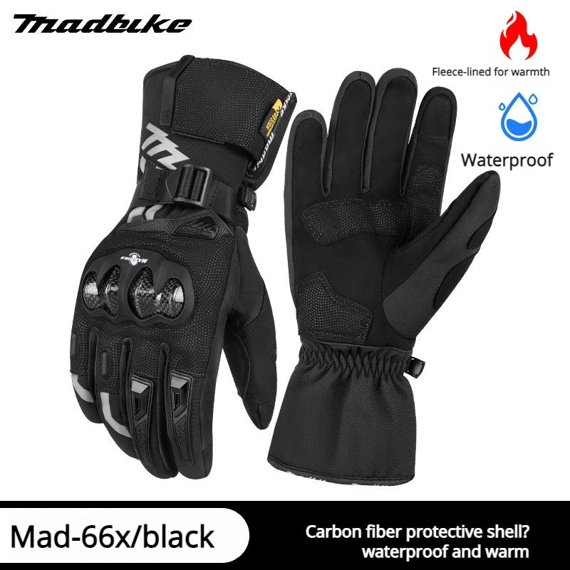 SUOMY Winter Waterproof Motorcycle Gloves Men Women Spring Autumn Motocross Biker Gloves Touch Screen Moto Cycling Gloves