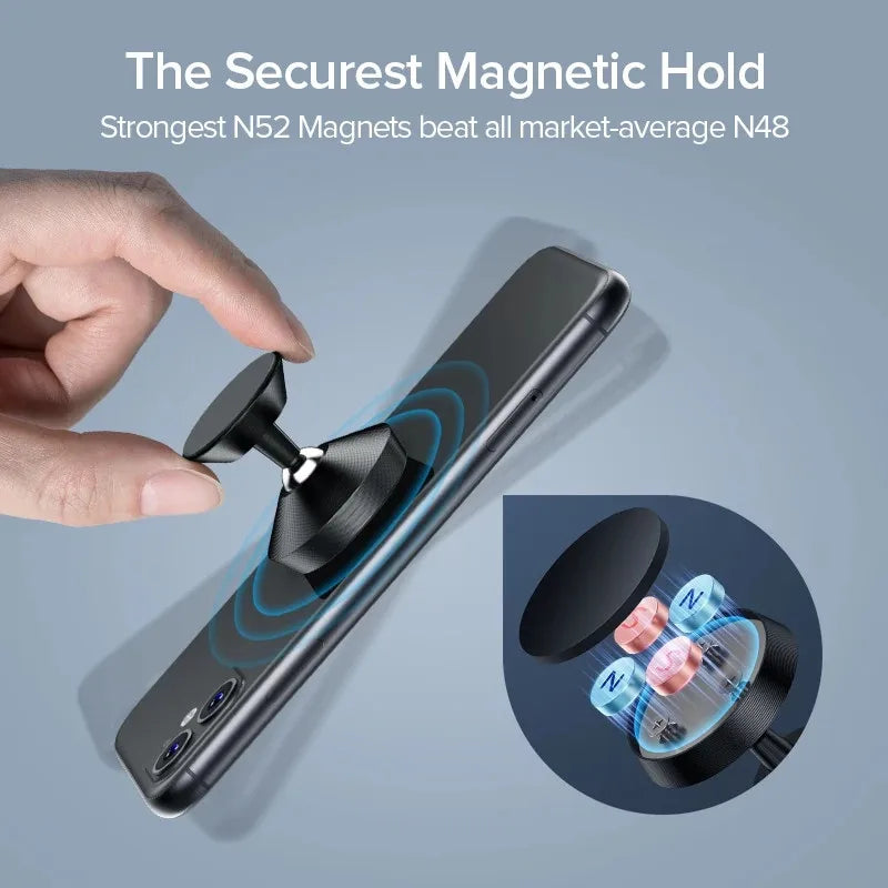 Magnetic Car Mobile Phone Holder Dashboard Magnet Car Stand 360 Degree Rotation Smartphone Car Bracket For iPhone Xiaomi Huawei