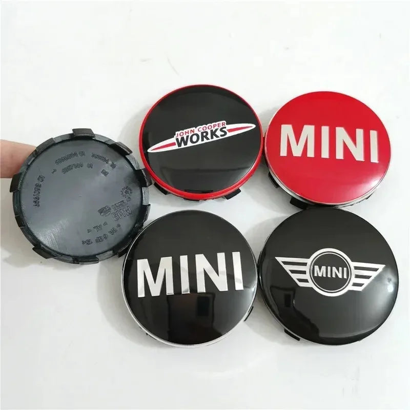 for MINI Coopers JCW F54 F55 F56 F60 4pcs 56MM Car Styling Wheel Center Hup Caps Auto Tire Cover Exterior Decoration Accessories