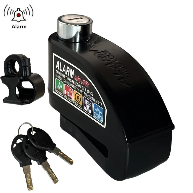 Falante Motorcycle Disc Brake Alarm Lock difunctional Bicycle Motor Bicycle Scooter Anti-theft Wheel Disc Brake Lock waterproof