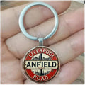 Liverpool Anfield Road Memorial - Keychain, Durable Metal Gift for Fathers, Graduates, and Sports Fans, Interesting Details, Cre