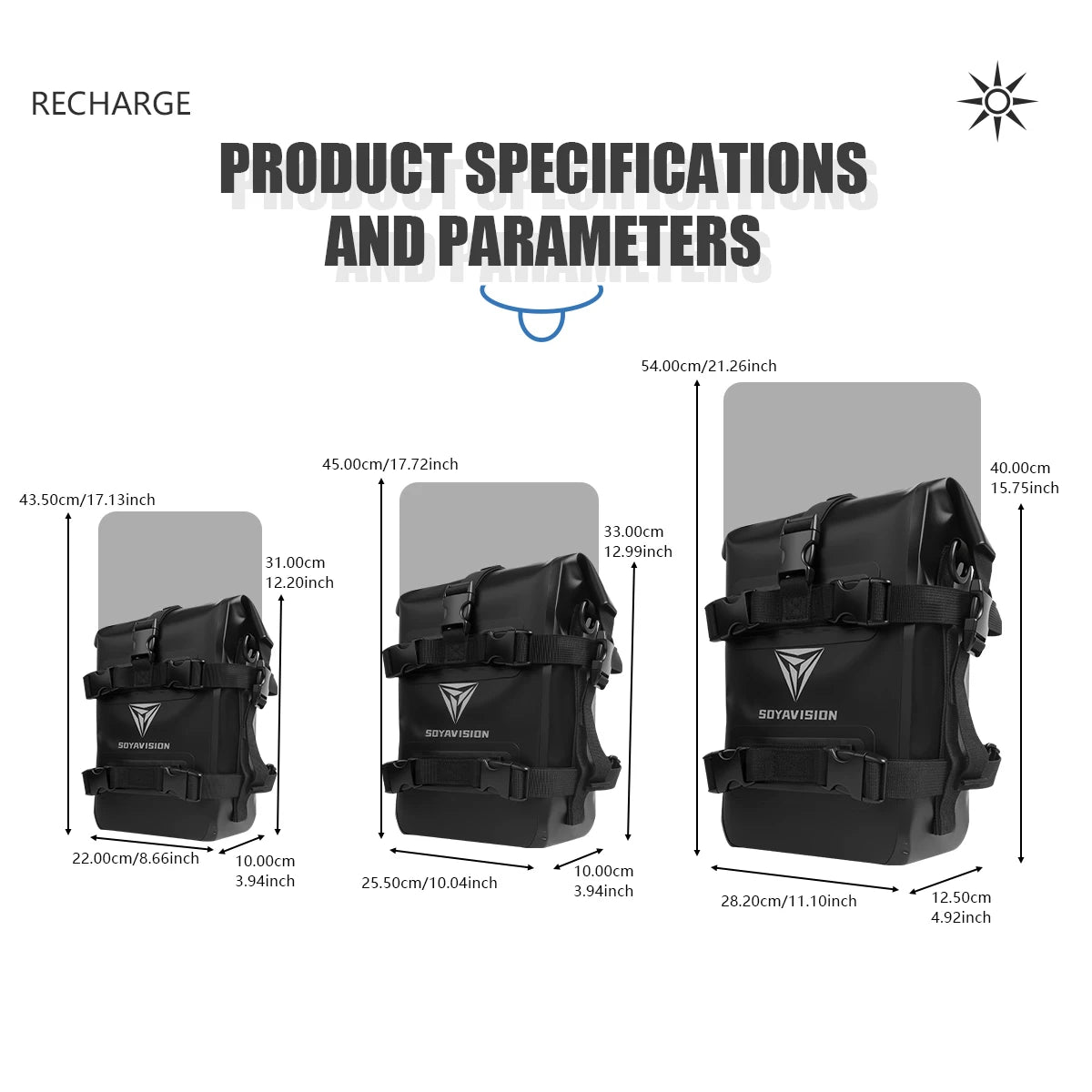 8L/10L Motorcycle Bumpers Bag Waterproof Frame Crash Bar Bag For Honda CRF1100L Africa Twin CRF 1100 L Adventure Sports CRF1000L