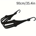 1Pc Motorcycle Elastic Suitcase with Safety Hook-Versatile Helmet Mesh Gear Transport Durable and Sleek for Daily Travel