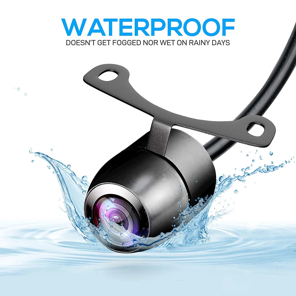 Car Universal Rear View Camera 170° Wide Angle Reverse Parking IP68 Waterproof CCD LED Auto Backup Monitor HD Night Vision Image
