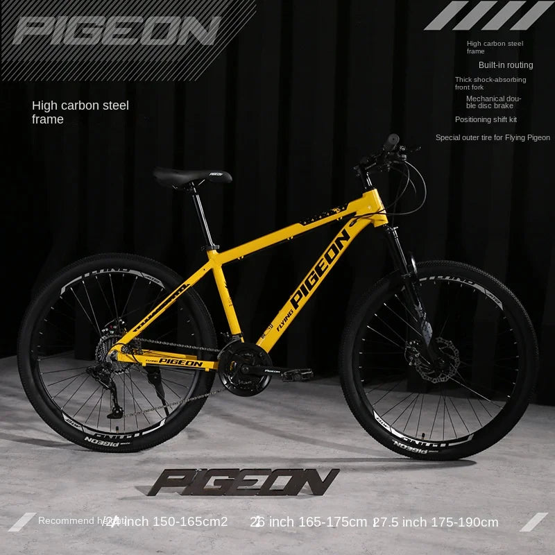 WolFAce 24/26 Inch Mountain Bike Off-road Bike for Adults And Teenagers Aluminum Frame Road Racing Bike