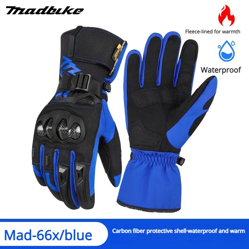 SUOMY Winter Waterproof Motorcycle Gloves Men Women Spring Autumn Motocross Biker Gloves Touch Screen Moto Cycling Gloves