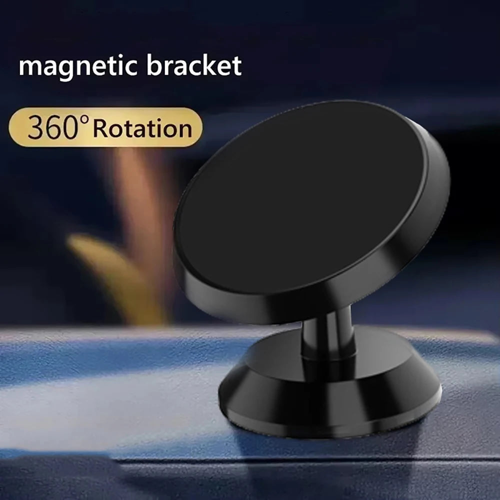 360° Adjustable Magnetic Phone Dashboard Wall Mounted Car Magnet Sticker Stable Support Holder for iPhone Xiaomi Huawei Samsung