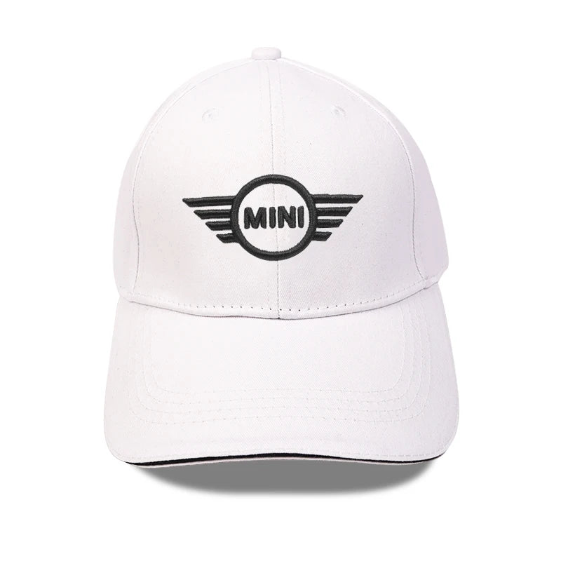 Car Logo Baseball Hat Auto Emblem Sports Sunshade Cap For MINI Cooper R56 F56 R50 JCW Cabrio Aceman Countryman Clubman Roadster