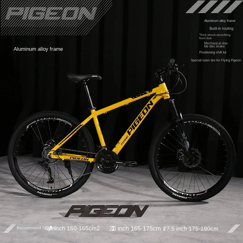 WolFAce 24/26 Inch Mountain Bike Off-road Bike for Adults And Teenagers Aluminum Frame Road Racing Bike