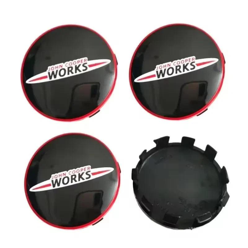for MINI Coopers JCW F54 F55 F56 F60 4pcs 56MM Car Styling Wheel Center Hup Caps Auto Tire Cover Exterior Decoration Accessories