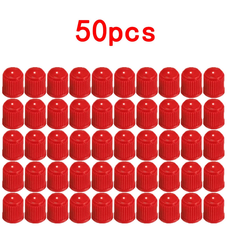 Tire Valve Dust Caps Stem Covers Plastic Car Wheel Tire Valve Tyre Stem Air Caps Auto Bike Bicycle Truck Motorcycle Accessories