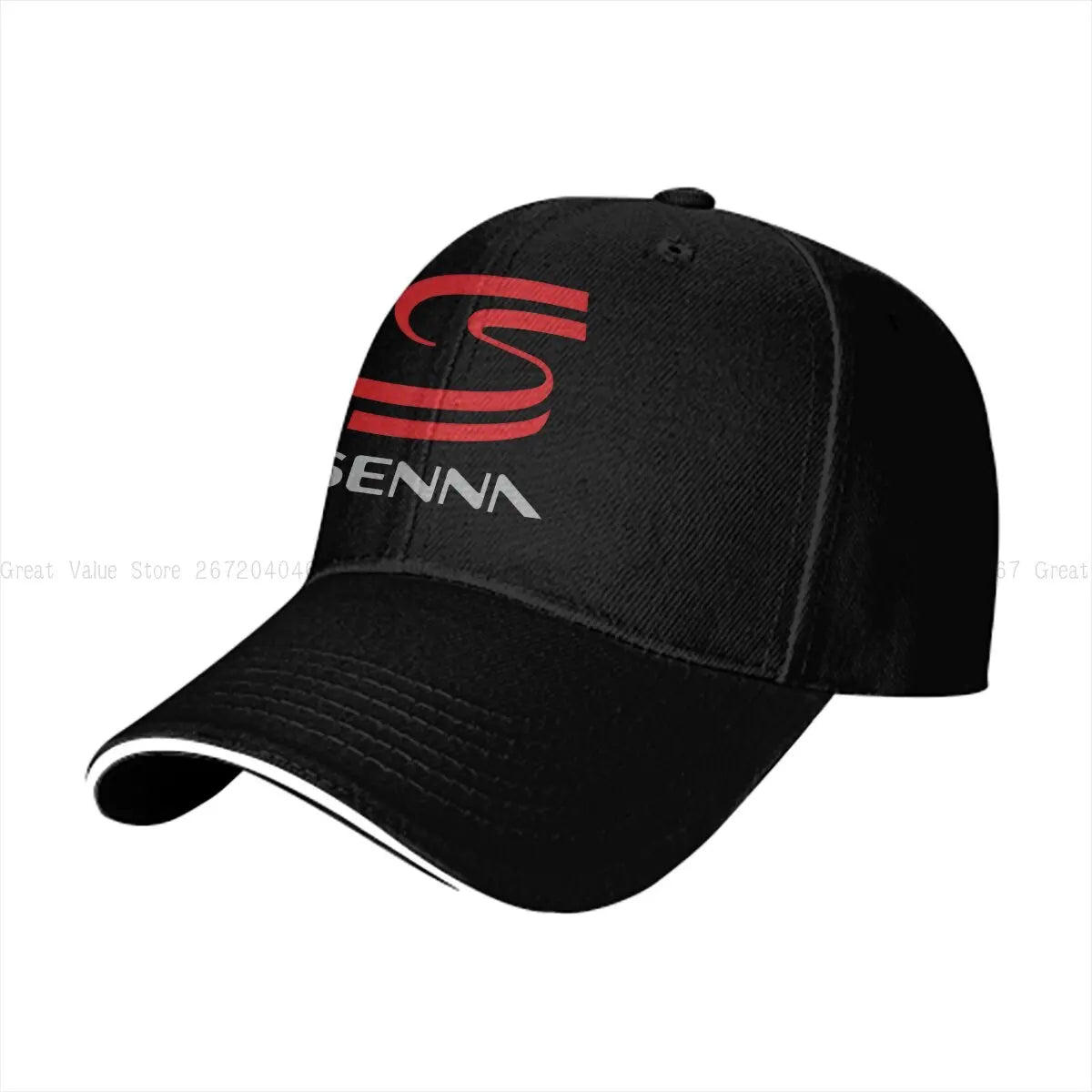 Pure Color Dad Hats Novelty Men's Hat Sun Visor Baseball Caps F1 AYRTON SENNA Peaked Cap