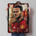 Wayne Rooney Football Player Metal Poster Garage Decoration Living Room Custom Soccer Metal Tin Signs for Home Room Decoration