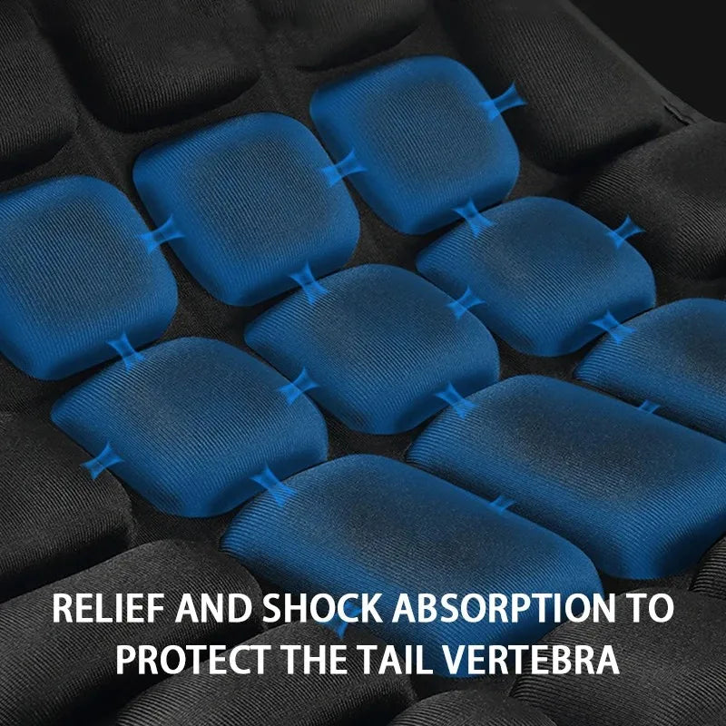 SEAMETAL Motorcycle Seat Cushion Black Foam Soft Comfortable Breathable Seat Covers Mats Motorcycles Electric Bike Accessories
