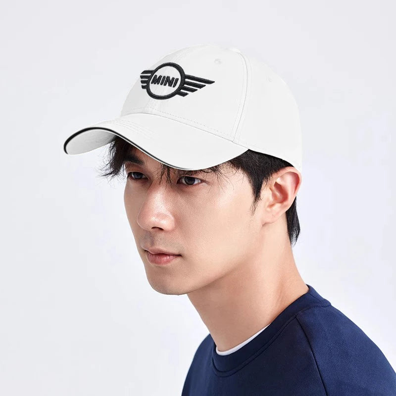 Car Logo Baseball Hat Auto Emblem Sports Sunshade Cap For MINI Cooper R56 F56 R50 JCW Cabrio Aceman Countryman Clubman Roadster
